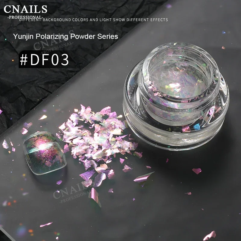 New Nail Glitter Powder Flake Sparkly irregolare Paillette Paillette Shiny Manicure Pigment Powder Nail Art Decoration 0.3 g/scatola