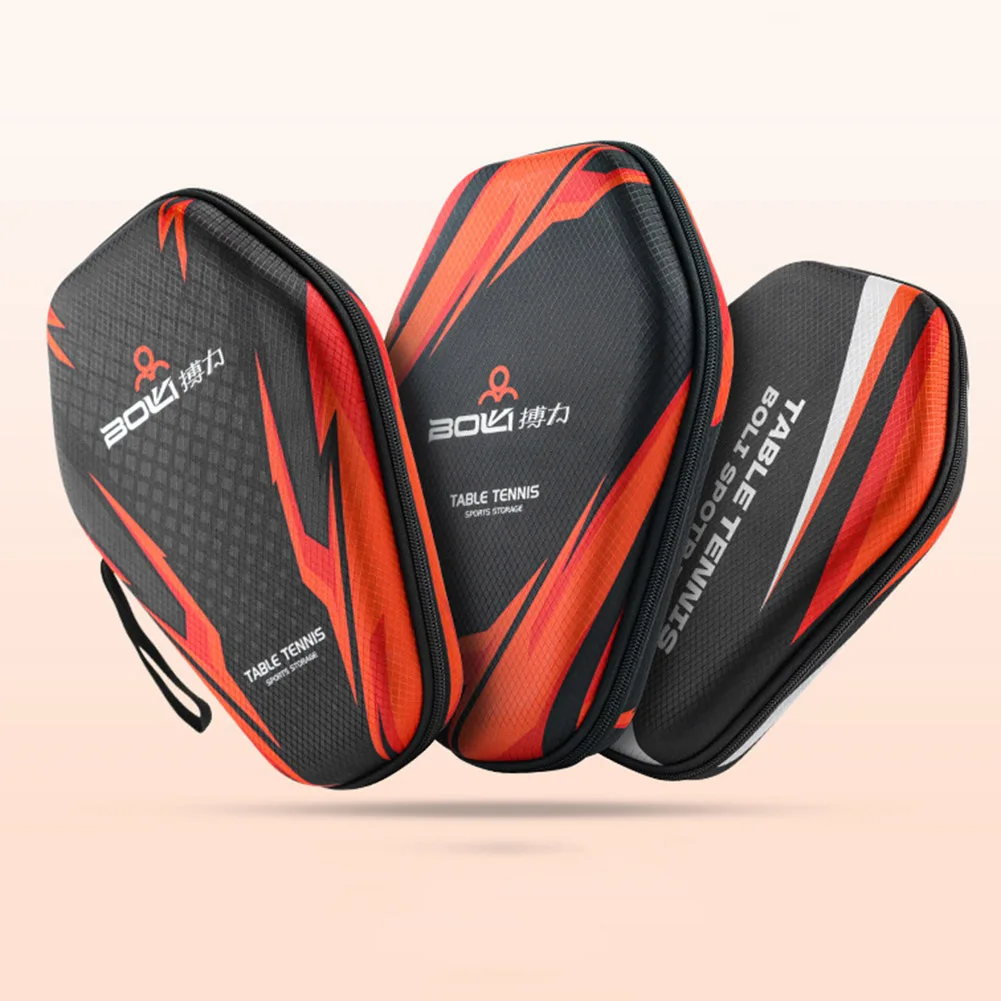 1 قطعة مضرب تنس الطاولة حقيبة إيفا هارد شل تنس الطاولة مجداف صندوق حقيبة التخزين الغبار تنس طاولة مجداف حقيبة التخزين