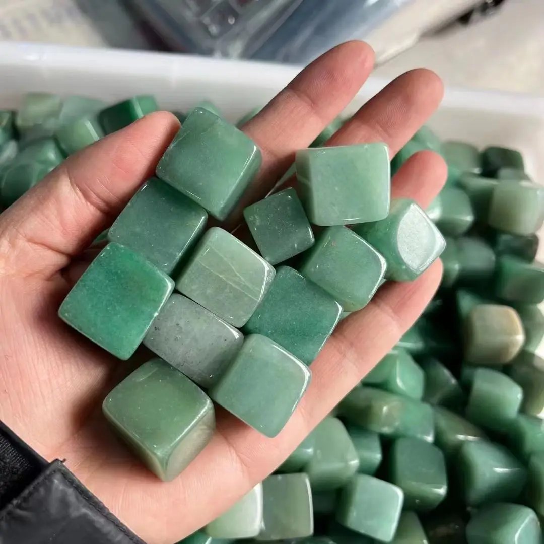 

1kg Bulk Natural Dongling Jade Crystal Cube With Natural Quartz Stone Healing Vein Reiki Decoration