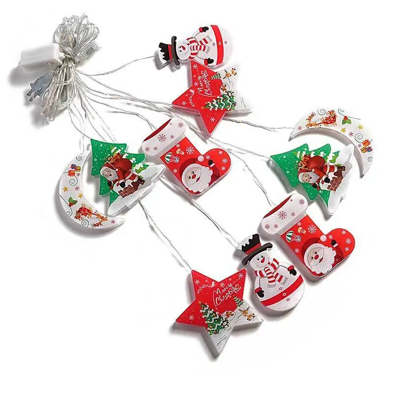 Tenda LED String Lights Multi modalità Flash Light per natale LED Window Bedroom Home Decoration