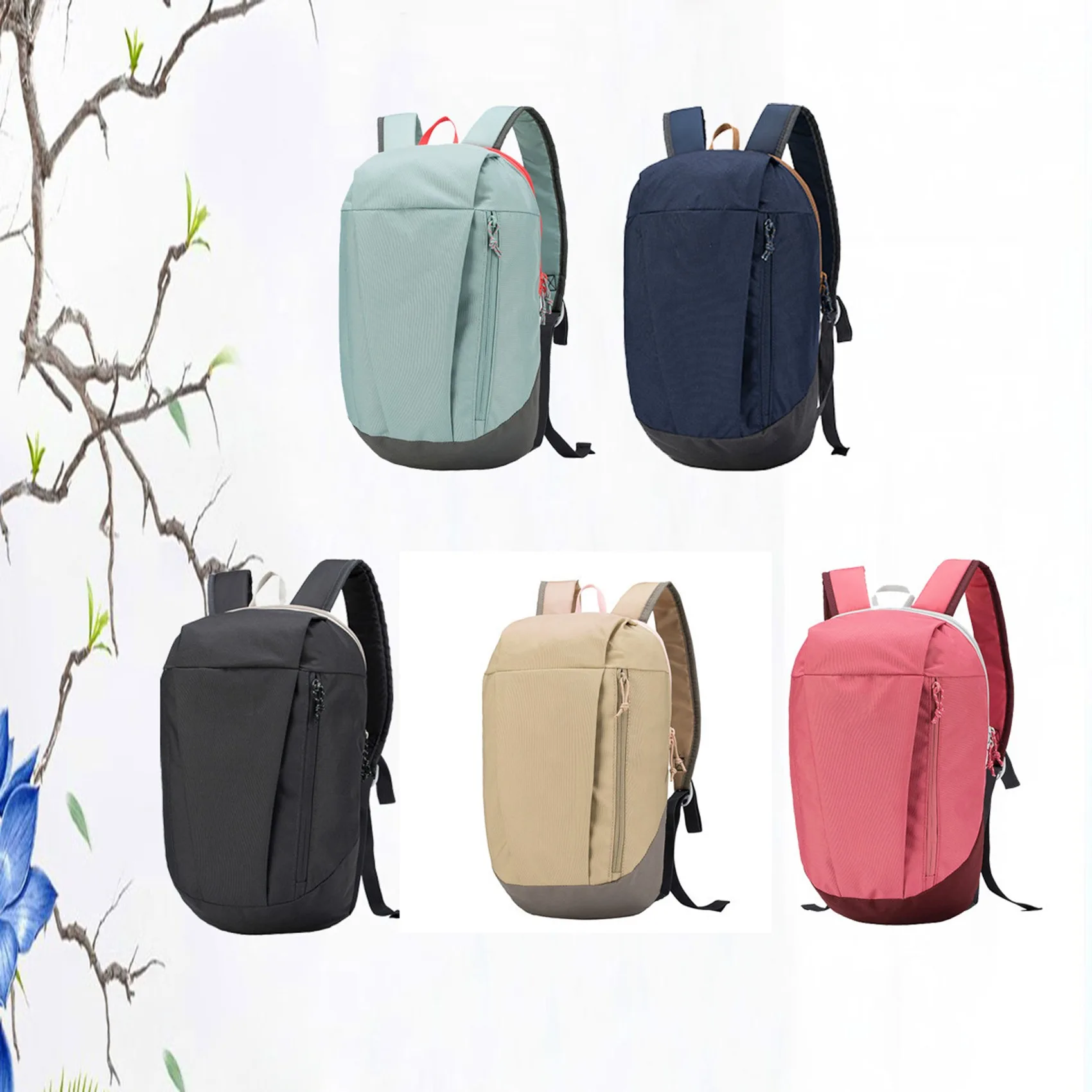 

1PC Ladies Sports Travel Mini Backpack Leisure Simple Ultra Light Travel All-match Travel Backpack Men's Sports Small Bag
