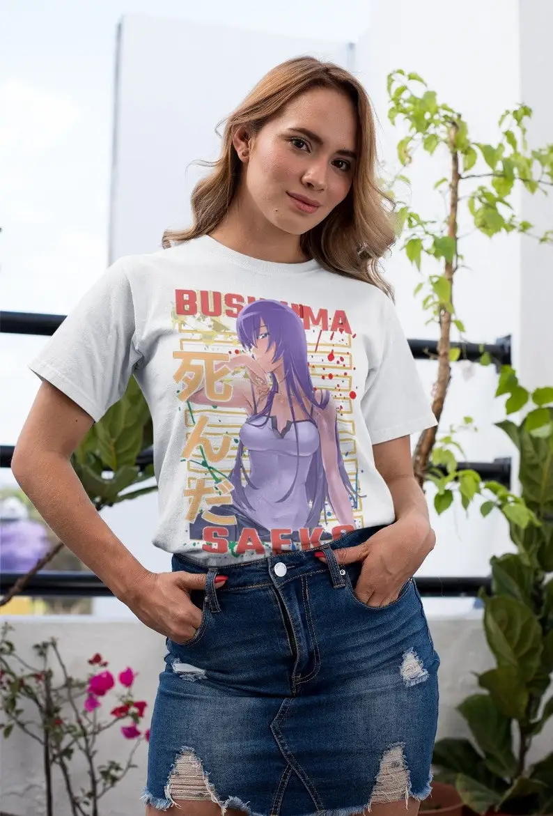 Unisex il mio preferito Saeko Busujima Sexy Anime Cool Graphic Gift t-shirt