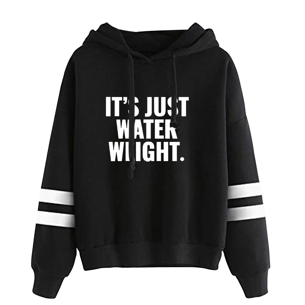 Nikocado Avocado merch it's just water weight  Hooded Long Sleeve Pocketless Sweatshirt Men Women  Pullover