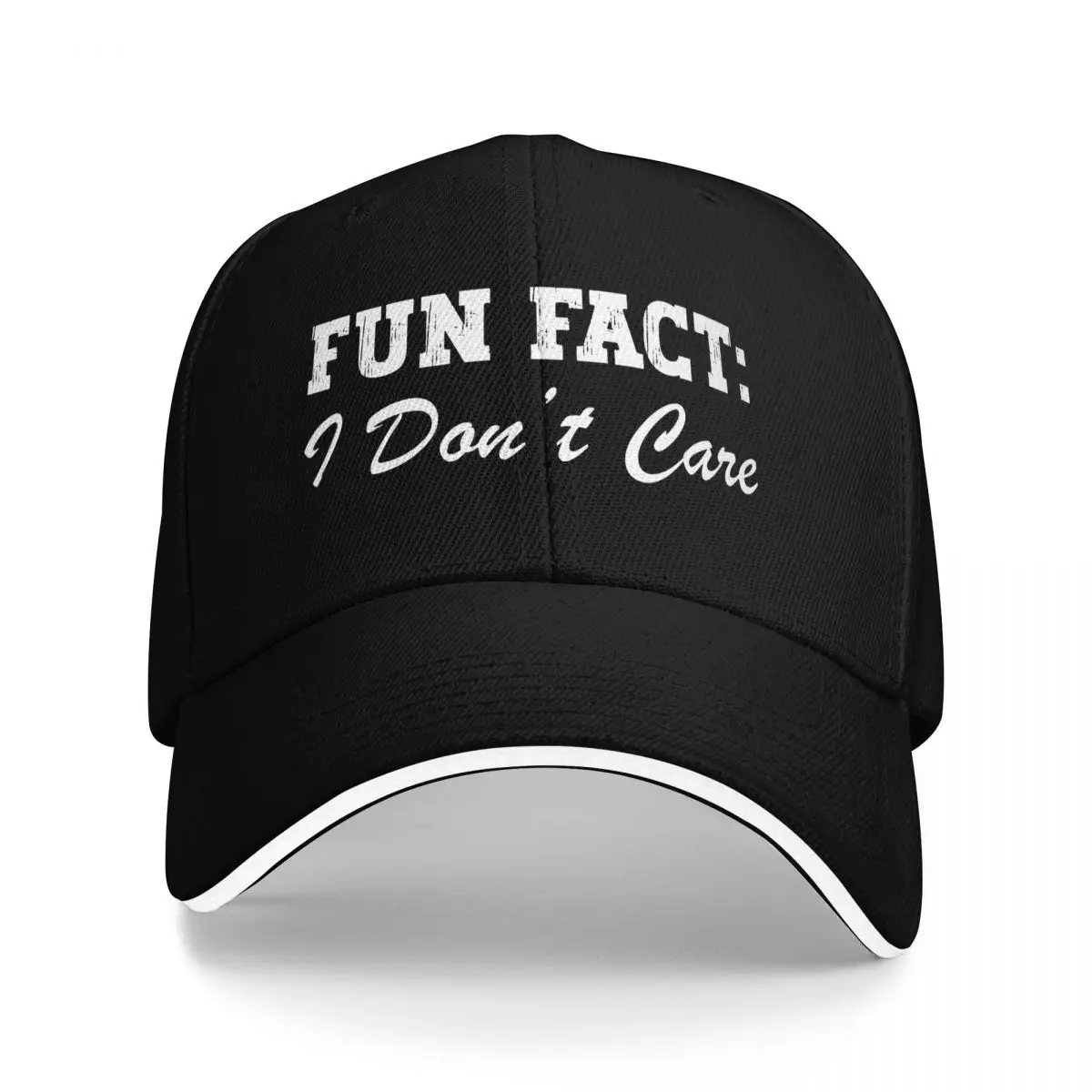 Baseball Caps Fun Fact I Don't Care Funny Awesome Casquette Female Male Sport Spring Caps