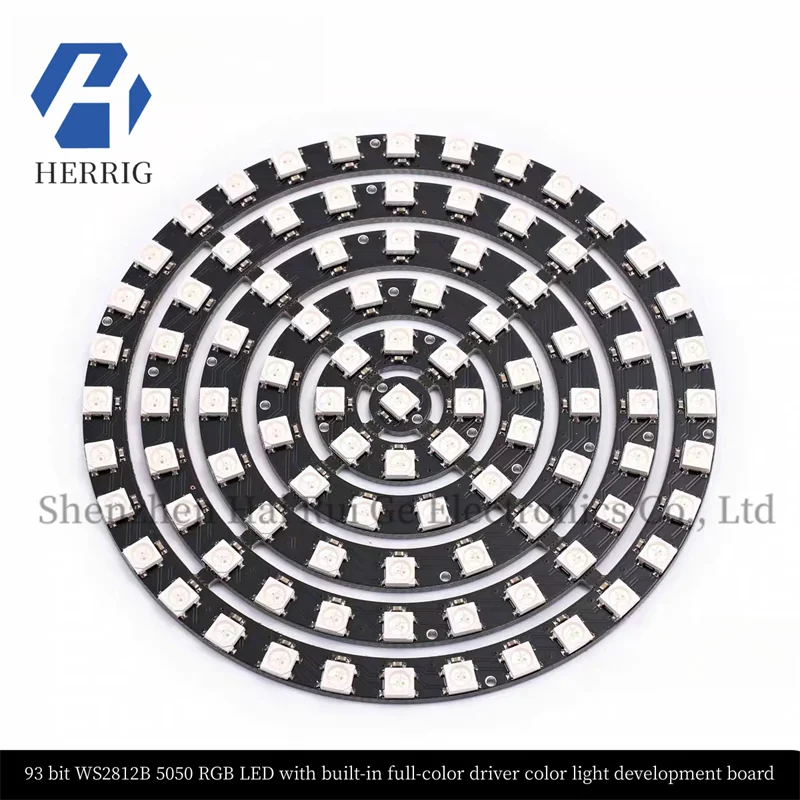 WS2812B 5050 RGB LED Round Development Board Full-color driverThe lantern module has a built-in full-color driver