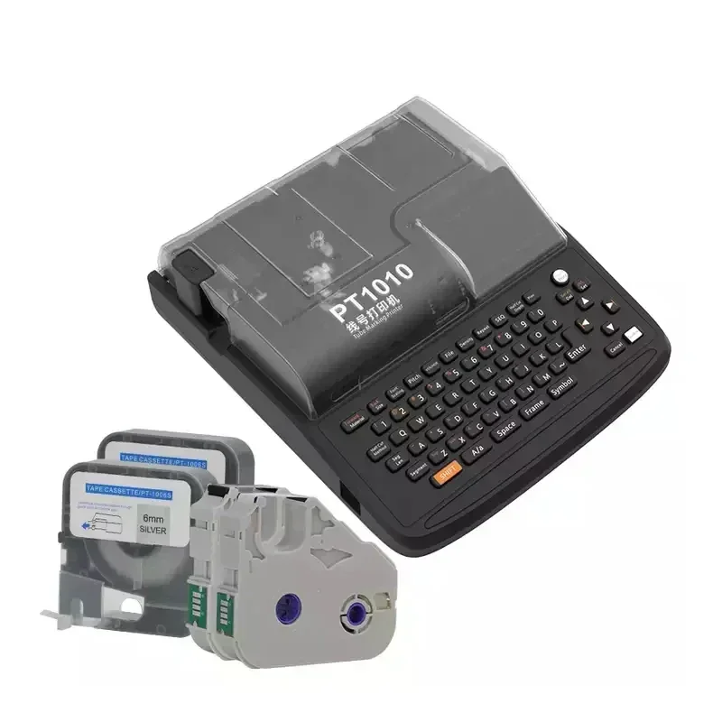 

PT1010 Waterproof Label Printer PVC Tube Cable Printer With Tube Ferrule Thermal Transfer Printing