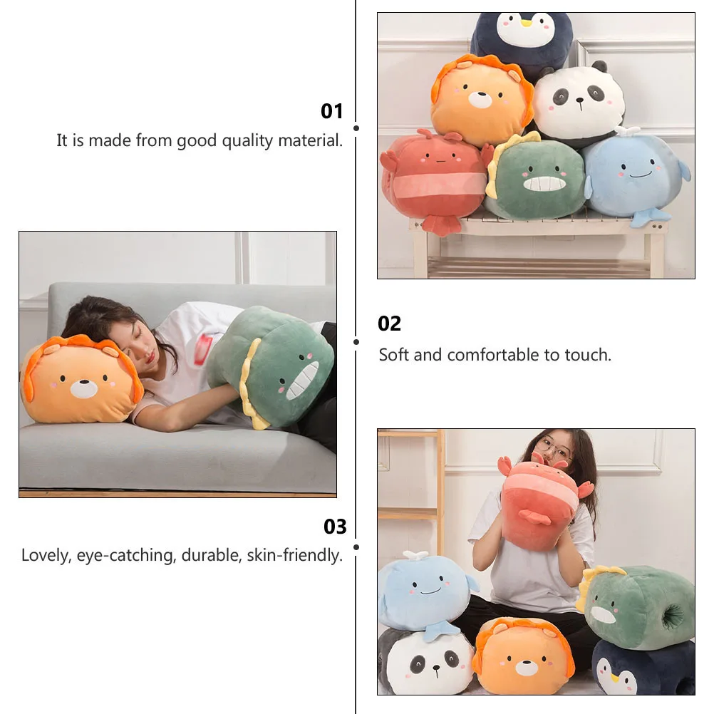 

Cute Hand Warmer Pillow Small Cotton Throw Pillows Decorative Room Bedroom Cartoon Sleeping Cushion for Kids Adults