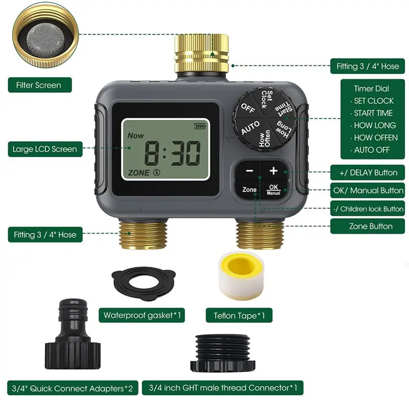 AY14 - Temporizador de Riego A - Smart Garden System reseña y precio