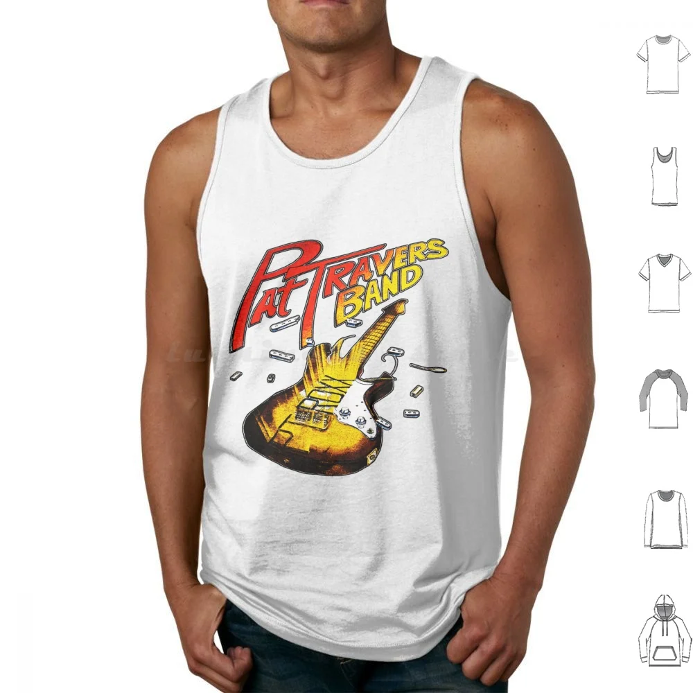 Pat Travers Band Blues Camisetas sin mangas Chaleco sin mangas Pat Travers Band Blues On Fire Pat Travers Band Pt 01 Pat Travers