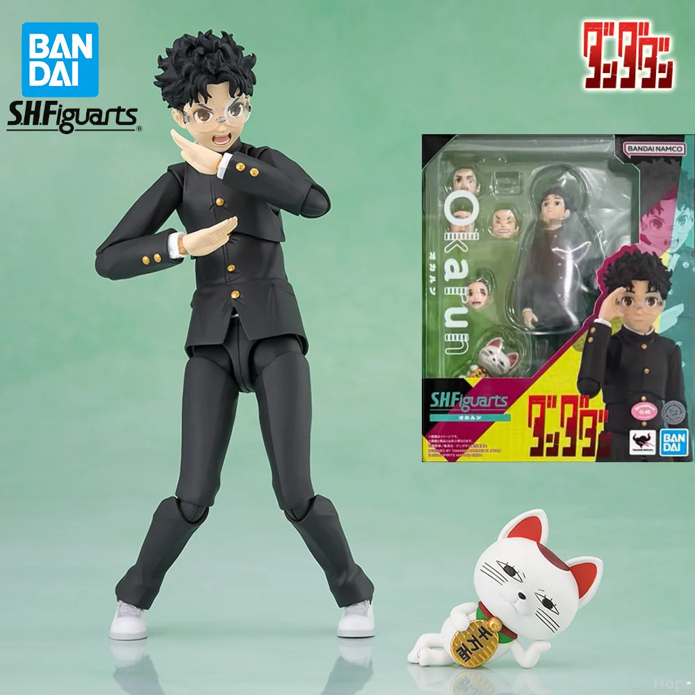 정품 반다이 SHFiguarts DAN DA DAN 오카룬 피규어 애니메이션 액션 모델 장난감