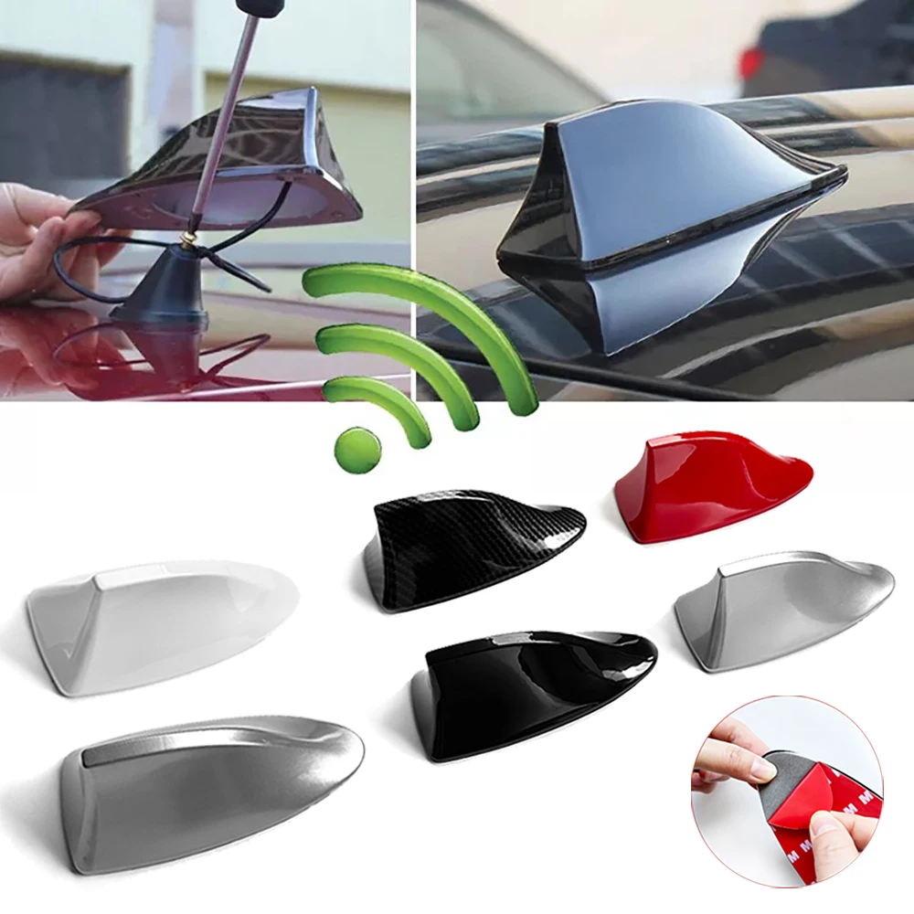 Universal Car Shark Fin Antenna Replacement Base Auto Radio Signal Aerial Roof Cover Exterior Decoration Car Styling Accessories