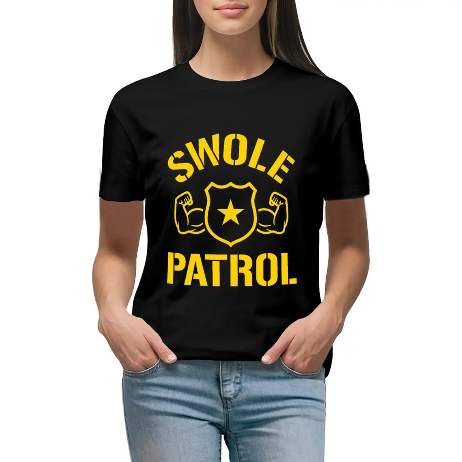 

Swole Patrol T-Shirt sublime shirts graphic tees new edition animal print summer blouses woman 2024