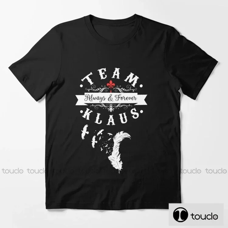 New Team Klaus Men'S T Shirt Novelty Tee Shirt Short Sleeve O Neck T-Shirts 100% Cotton Gift Clothing Unisex mens pink shirt