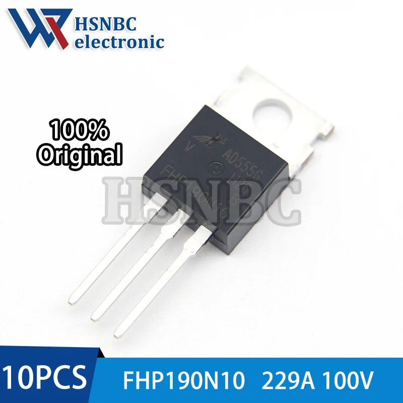 

10PCS FHP190N10 190N10 FHP190N10V TO-220 229A 100V N-channel Power MOSFET Transistor 100% New Original