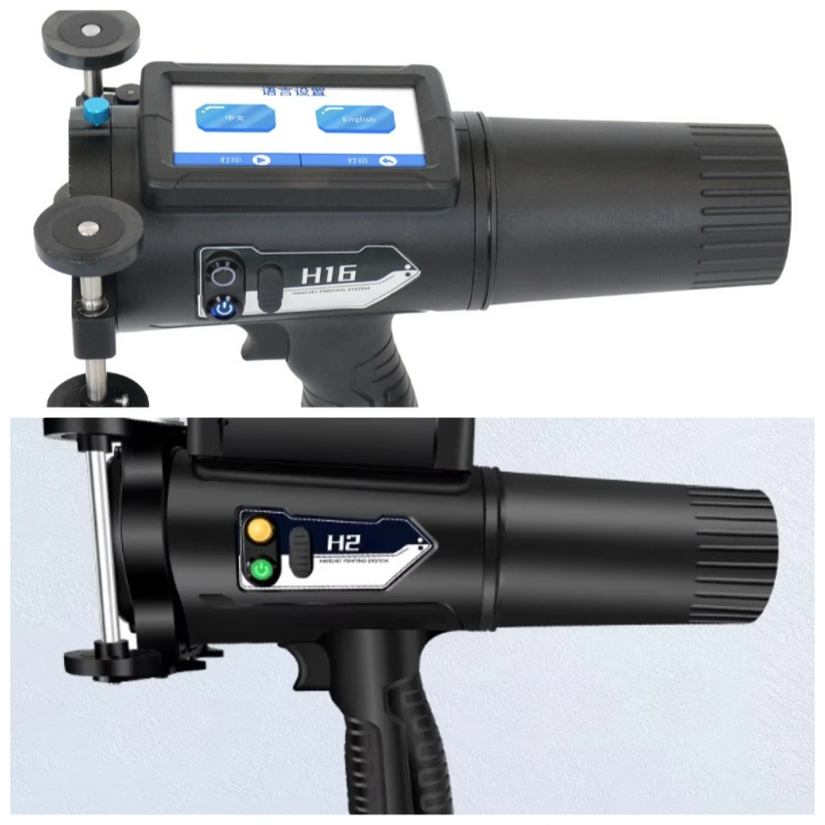 DT-H16/H32 Large Character Handheld Inkjet Printer 6cm Coding Utility Pole Cement Stone Tube