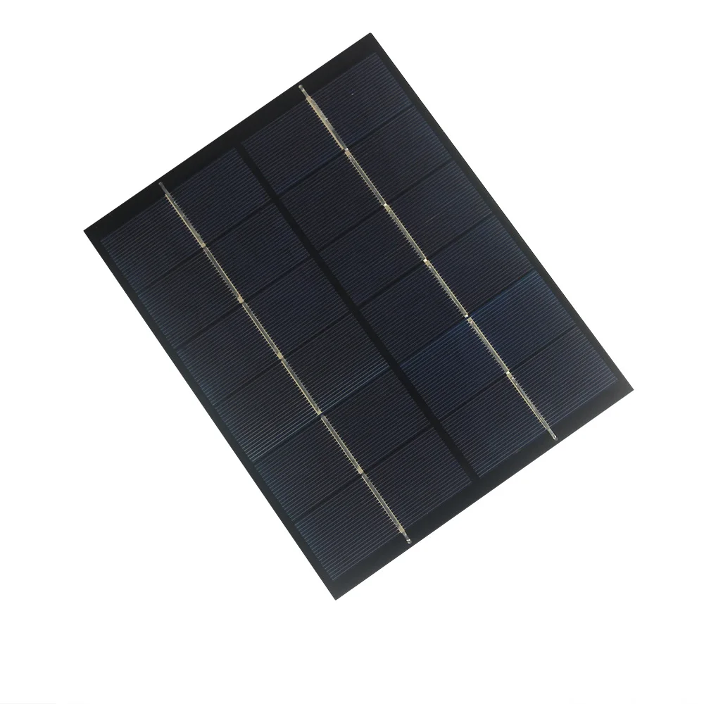 5W 5.2W 6V Solar Panel Epoxy Drop Gel Board Polycrystalline Solar Laminate 165x210mm