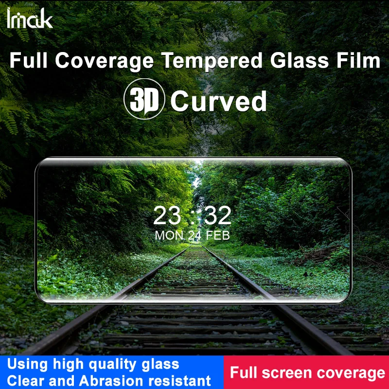 imak 3D Curved Tempered Glass For Honor Magic6 Pro Magic 6 Ultimate RSR Screen Guard Protective oleophobic Full Glue