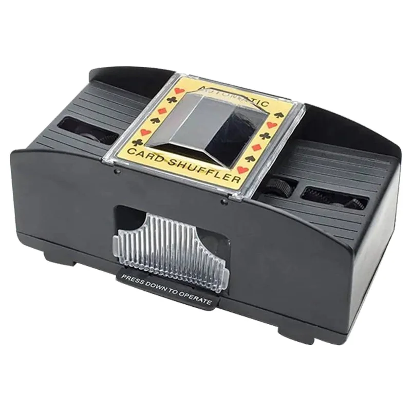 Automatic Card Shuffler 2 Deck, Battery-Operated Electric Poker Shuffler, Playing Card Shuffler For Home Game, Easy To Use