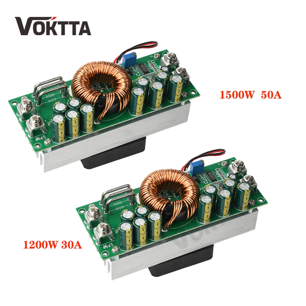 

Регулируемый понижающий преобразователь 1500 Вт/1200 Вт, 30 А/50 А, светодиодный драйвер постоянного тока, модуль питания