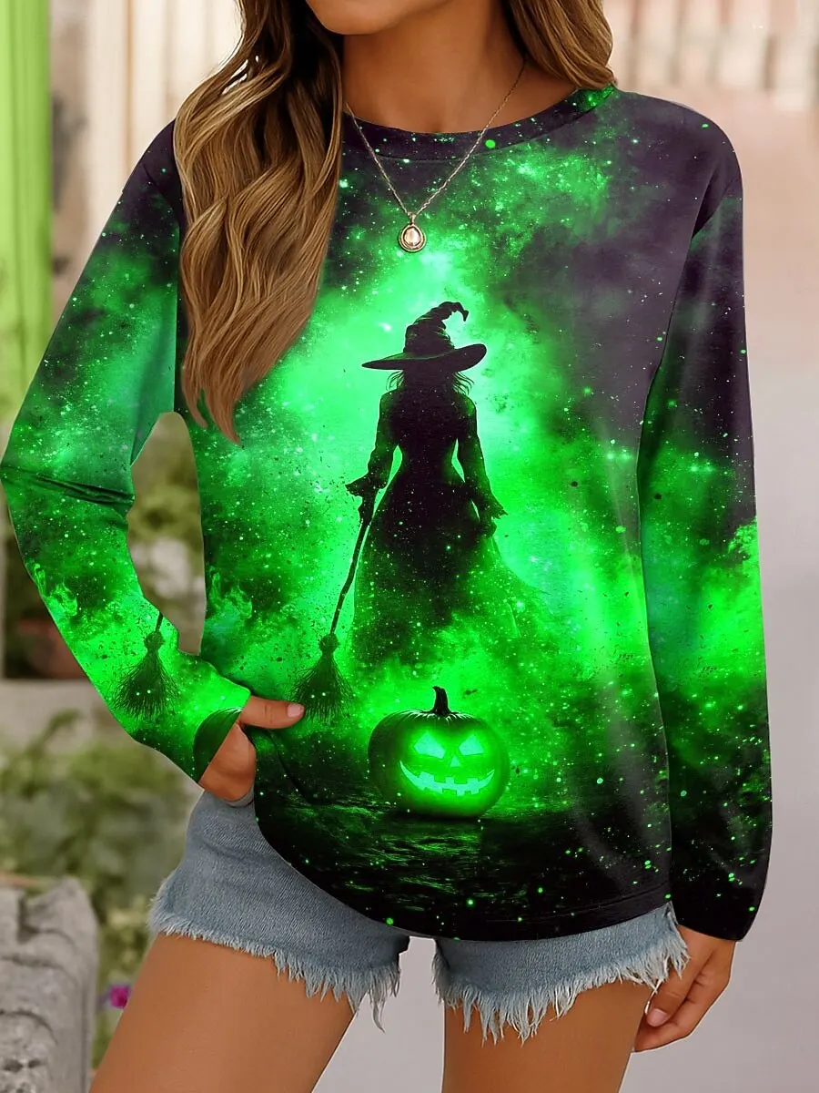 mulheres-streetwear-estilo-y2k-pulover-casual-manga-longa-criancas-topo-tema-de-halloween-bruxa-grafico-camiseta-blusa-crewneck-outono-inverno
