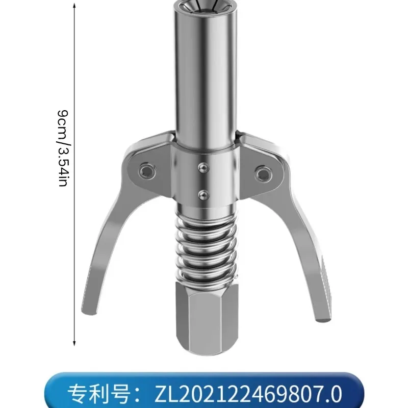 NEW Car Grease Coupler Heavy-Duty Quick Release Grease Gun Coupler NPTI/8 10000PSI Two Press Easy to Push Accessories Repair Too