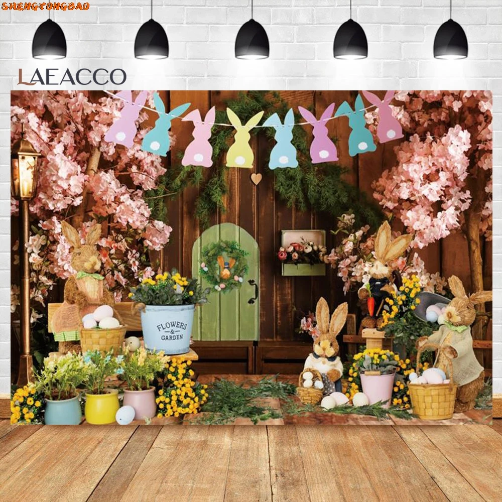 イースターボードの背景,写真の背景,春の庭,緑の草,カラフルな卵,ウサギ,赤ちゃんの肖像画,写真スタジオ