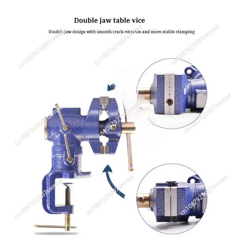 360 Degree Rotating Adjustable Workbench Woodworking WorkBench Multifunctional  Bench Vice Household Vise Clamp