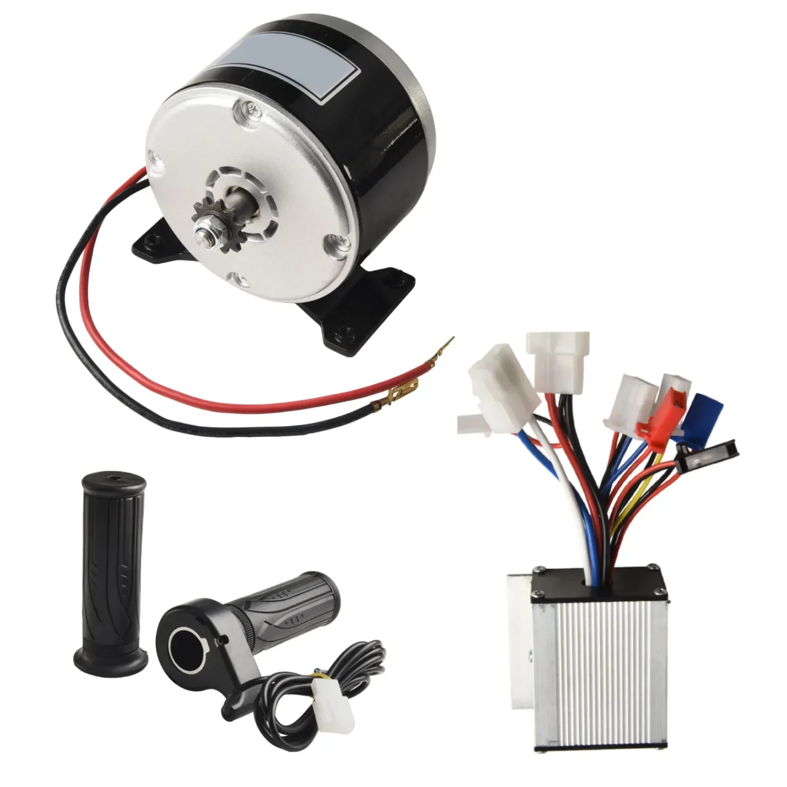 

1set Electric Scooter Controller Motor Throttle Set 24V 250W E-Scooter Controller Practical Cycling Conversion Accessories