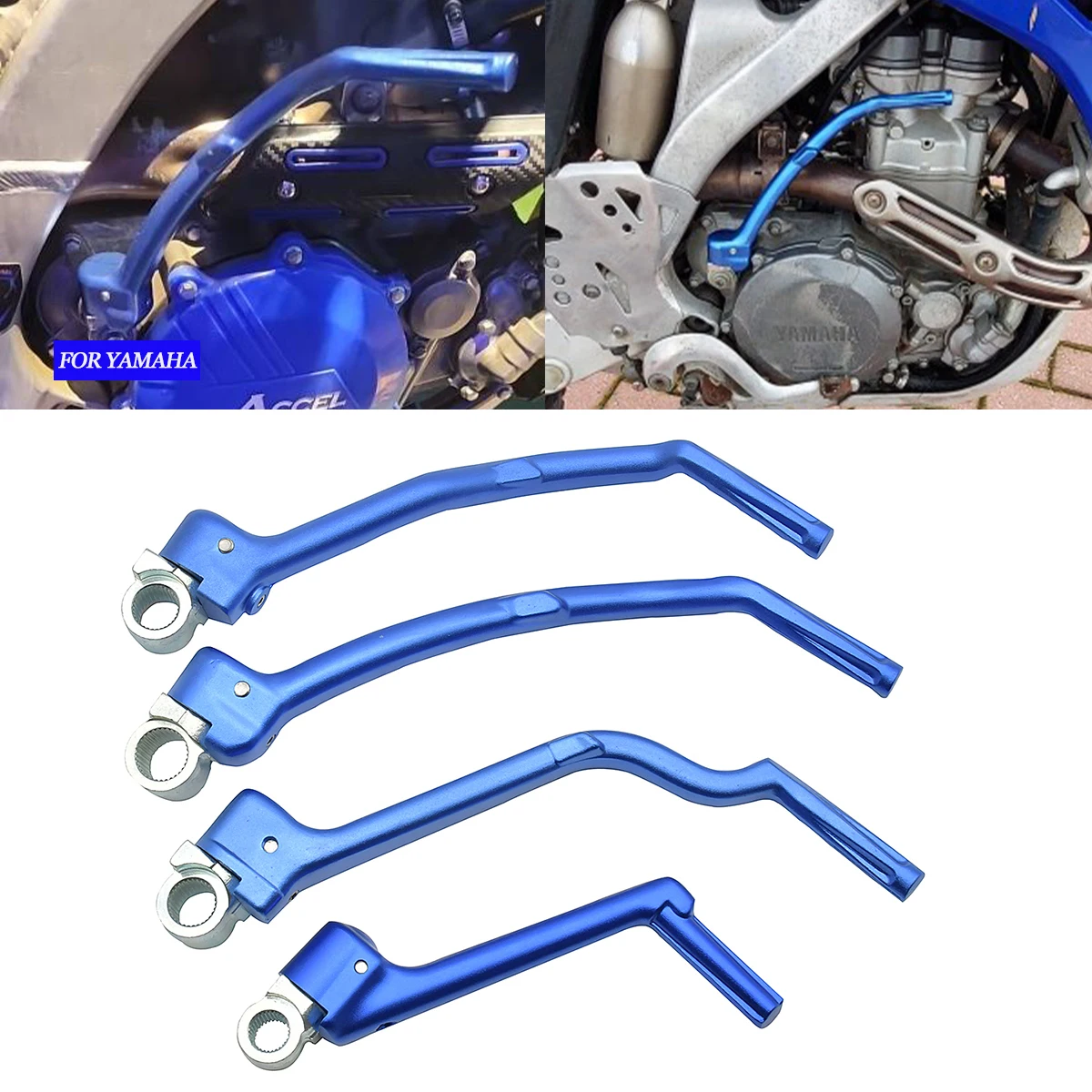 

For Yamaha YZ250F YZ450F YZ250FX YZ450FX WR250F WR450F YZ125 YZ250 YZ250X YZF WR Motorcycle Forged Kick Start Lever Pedal Levers