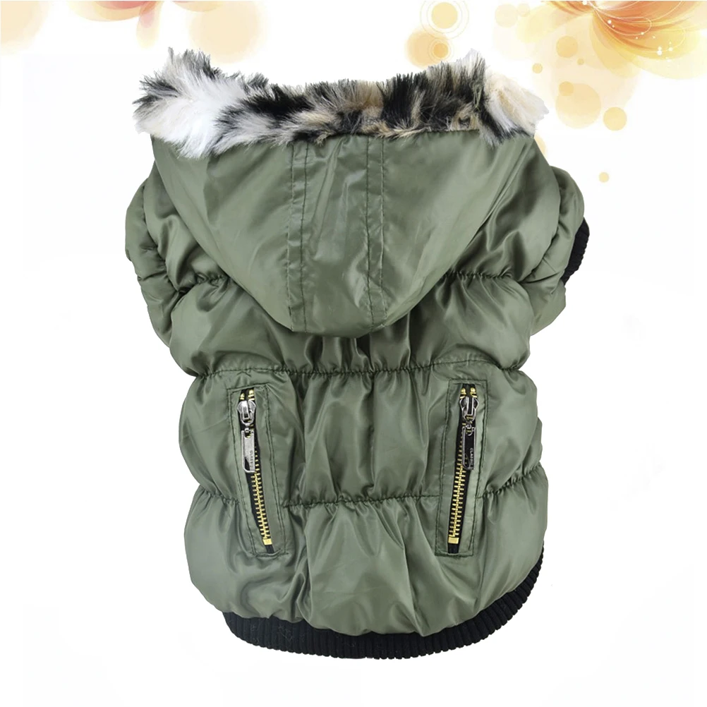 

Pet Dog Coat Warm Cotton Jackets for Small Dogs Puppy Clothes Winter Outfits Wind Rain Protection Soft Padded Layer