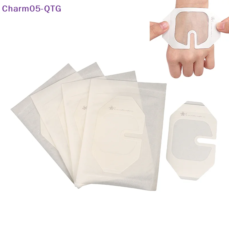 

Горячая новинка! 5 шт. Восьмиугольные невидимые фиксирующие пластыри из прозрачного полиуретана для визуального контроля, водонепроницаемые, для перевязки ран