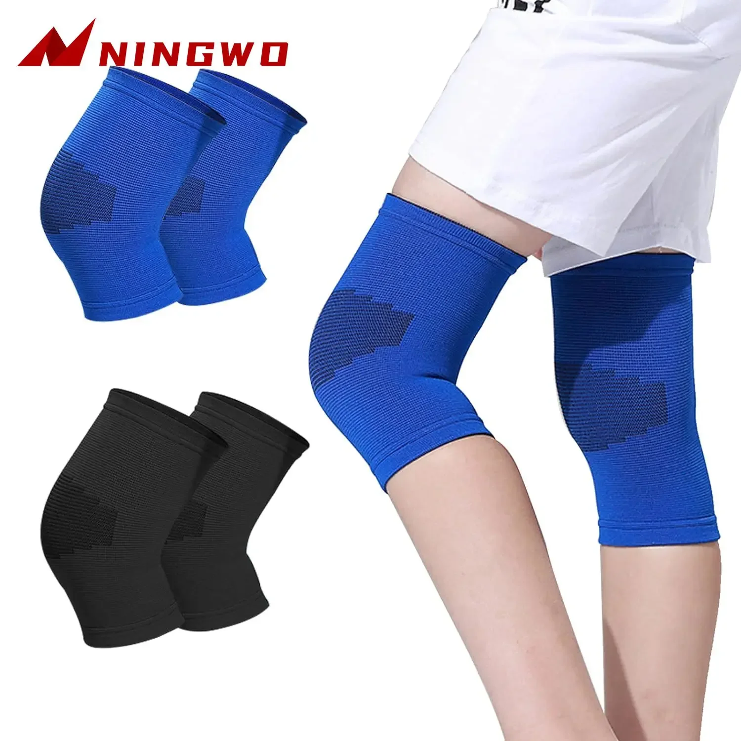 

1Pair Kids Knee Pads,Children Compression Knee Support Brace Sleeve,,Elastic Knee Protector for Sports
