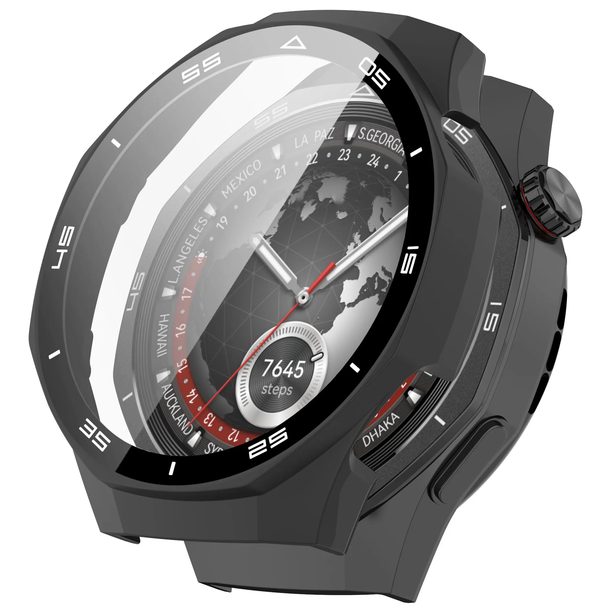 Full Protective Case For Huawei Watch GT 5 pro 46mm Screen Protector Case GT5 pro 46MM Cover pc 2in1 Shell+tempered glass Film - Image 4