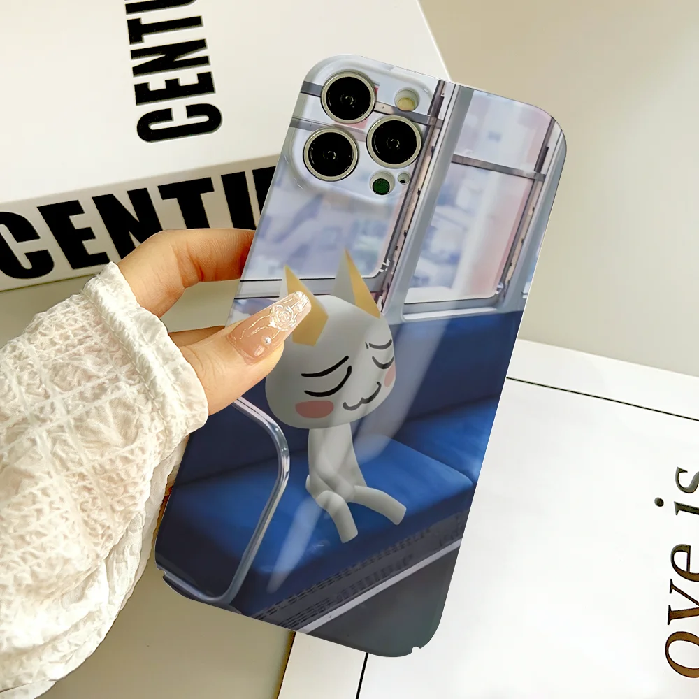 كارتون لطيف لعبة التميمة T-Toroes Inoues جراب هاتف FUNDA آيفون 16 15 14 13 12 11 Plus Pro Max ثقب دقيق صغير مطابقة