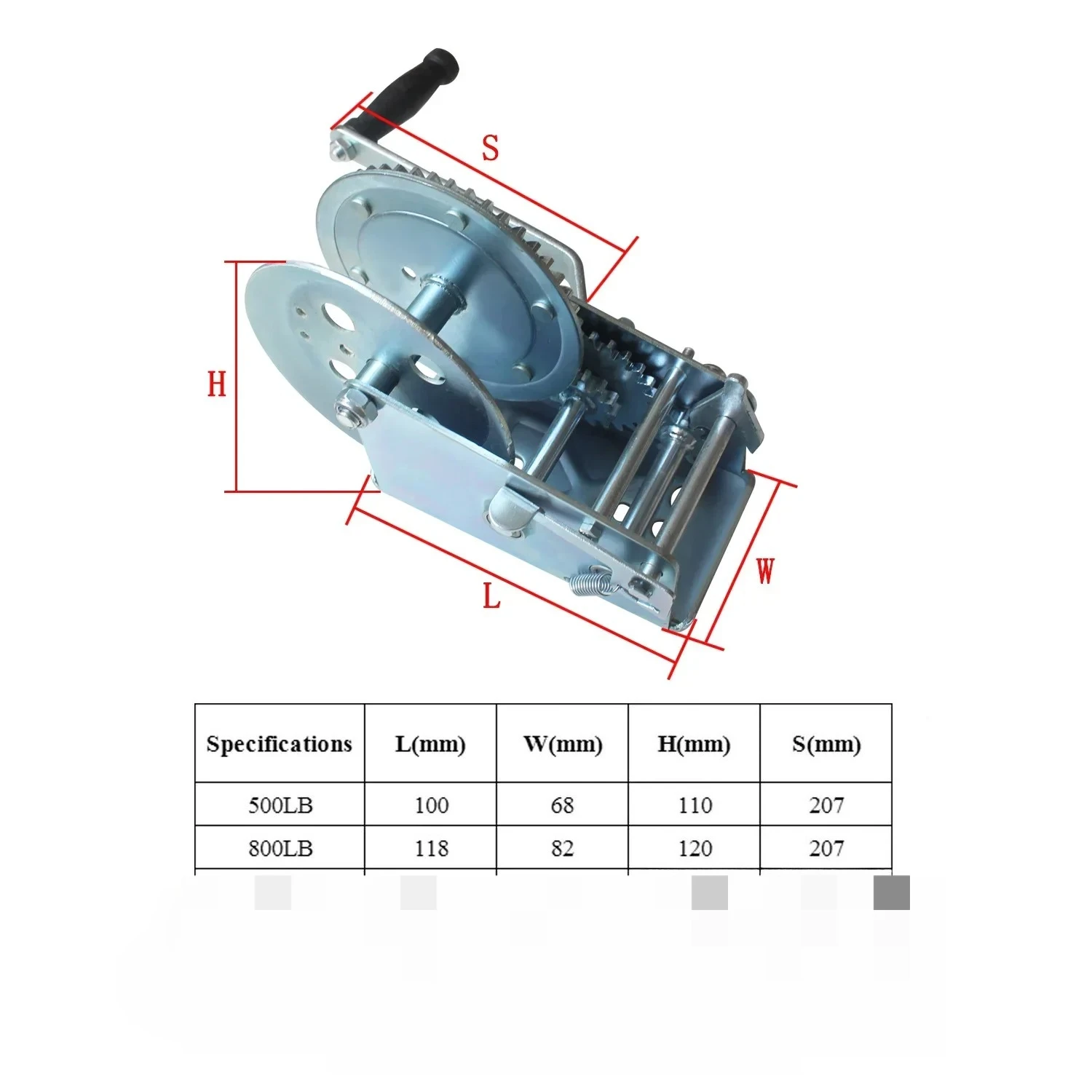 Thumbnail 4 - #22 Hand Crank Winch Sale