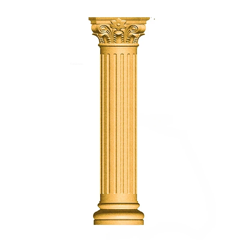 

European Roman Column Molds Cylinder New Rural Building with Villa Cement Roman Column Model Plastic Column Mold Garden Building