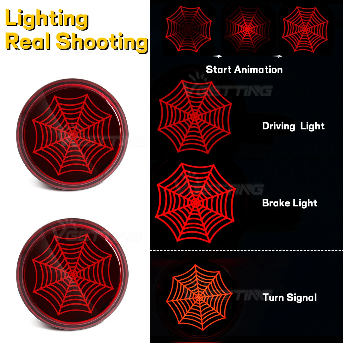 LED Rear Bumper Reflector Lights For Toyota Corolla 2008 2009 2010 For Nissan Qashqai For Pathfinder Car Tail Stop Brake Lamp