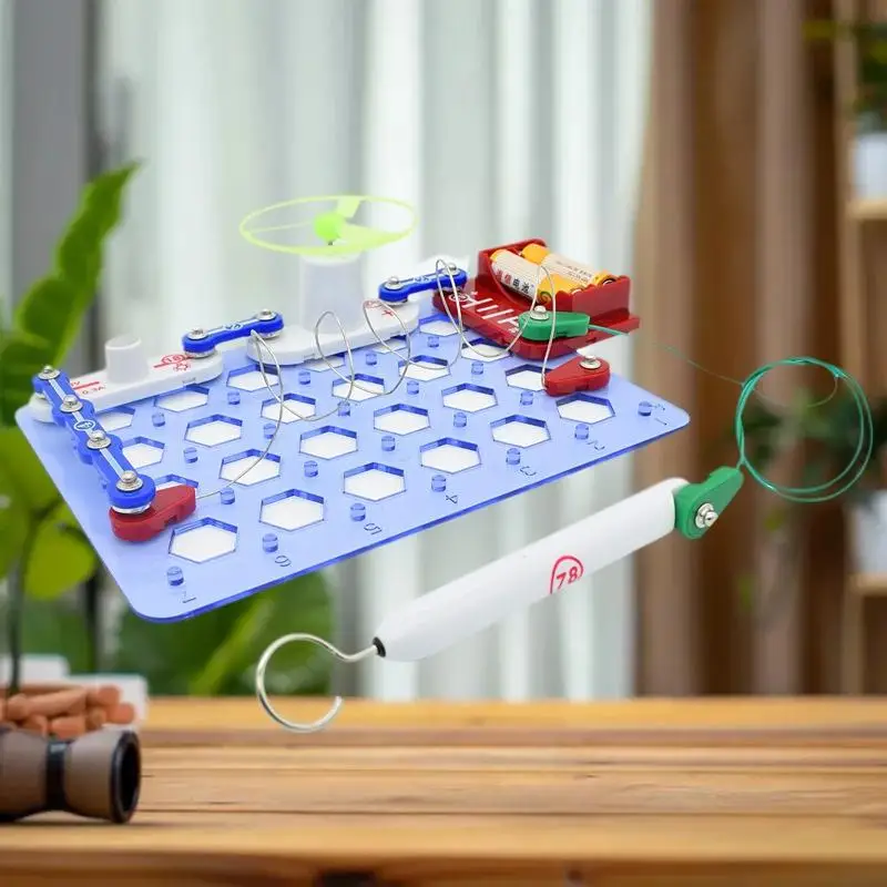 

Практический научный набор по электричеству: образовательная электронная плата; идеально подходит для детей и юных учащихся.