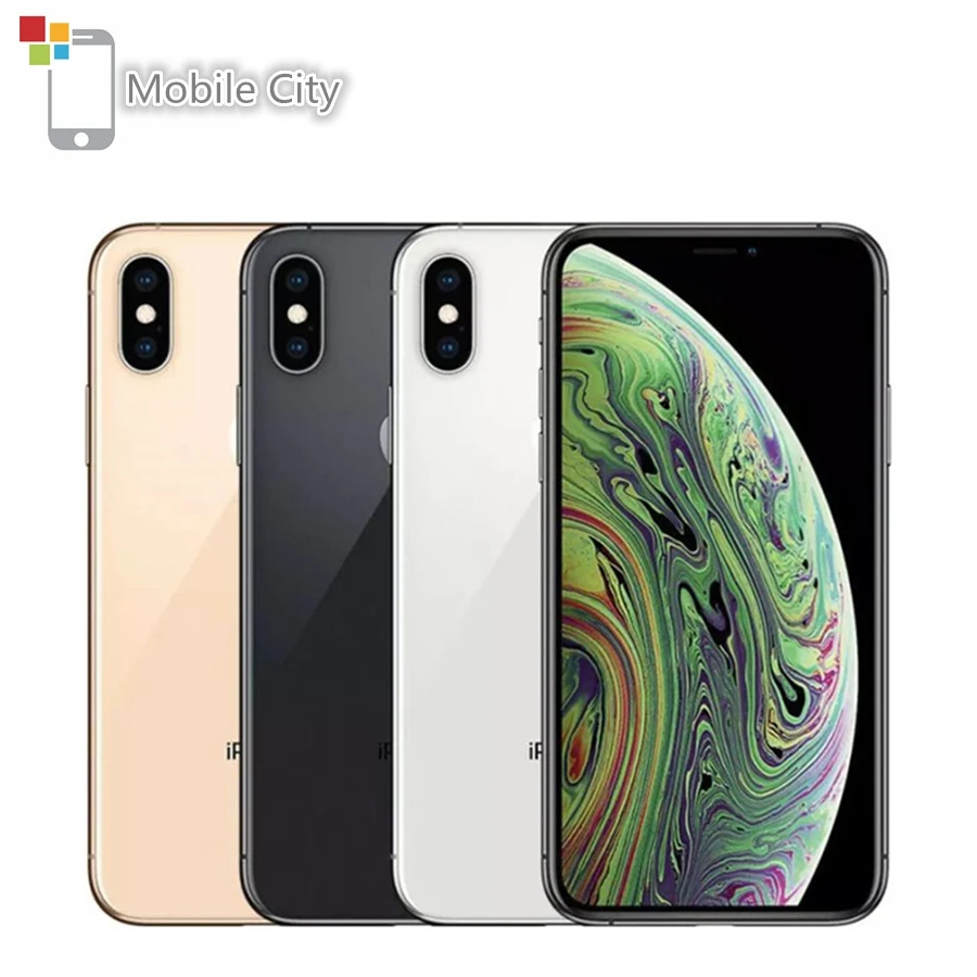 

Apple iPhone XS Unlocked Mobile Phone 5.8” A12 Bionic 4GB RAM 64GB/256GB ROM Hexa Core 12MP 4G LTE Original iOS Used Cellphone