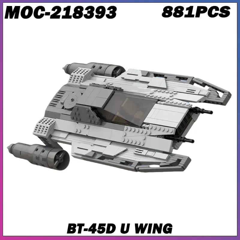 

881 шт. MOC- 218393 Имперский крейсер, строительные блоки, космический фильм, высокотехнологичный транспортный флот, линкор, кирпичи, модель, сборные игрушки