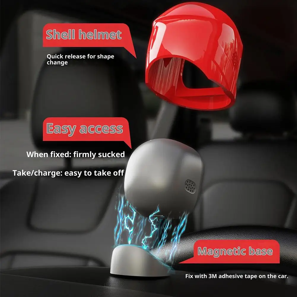 Car Intelligent Robot Mounted Toys Accessories Electronic Pets, Fashion Companions Over 60 Expression Touch Screen Sound Effects view 5