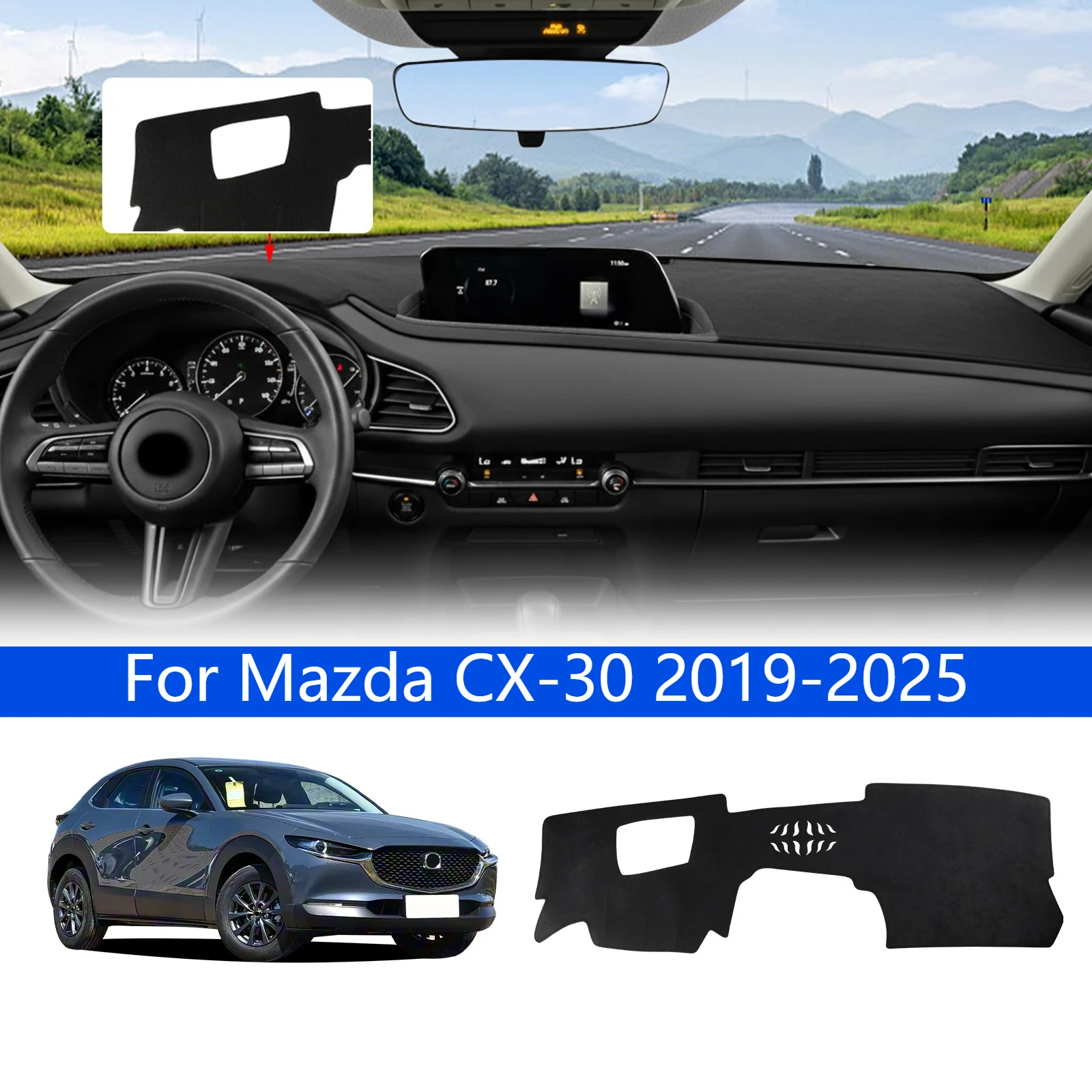 tappetino-copri-cruscotto-in-flanella-per-mazda-cx-30-2019-2025-tappeto-antiscivolo-anti-uv-per-interni-auto
