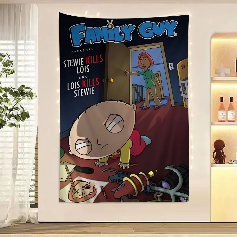 

Cartoon G-Guy Cool F-Family DIY Wall Tapestry Hanging Tarot Hippie Wall Rugs Dorm Home Decor