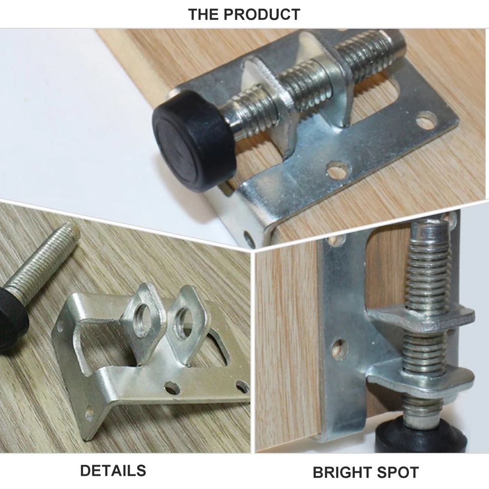 

4pcs Adjustable Furniture Legs Level Feet Cabinet Leg Leveler Corner Bracket Carbon Steel Galvanized Nylon Anti Rust