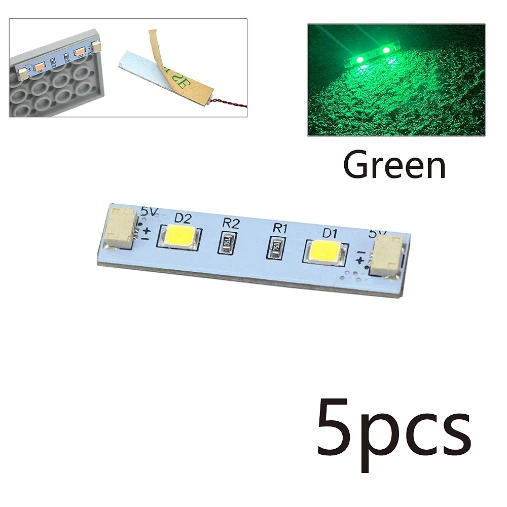 DIY 0,8mm Pin 0,73 CM X 3,1 CM 3M Doppelseitige LED Fernbedienung Baustein Blitz Lampe stadt Straße Licht Lampe Ziegel