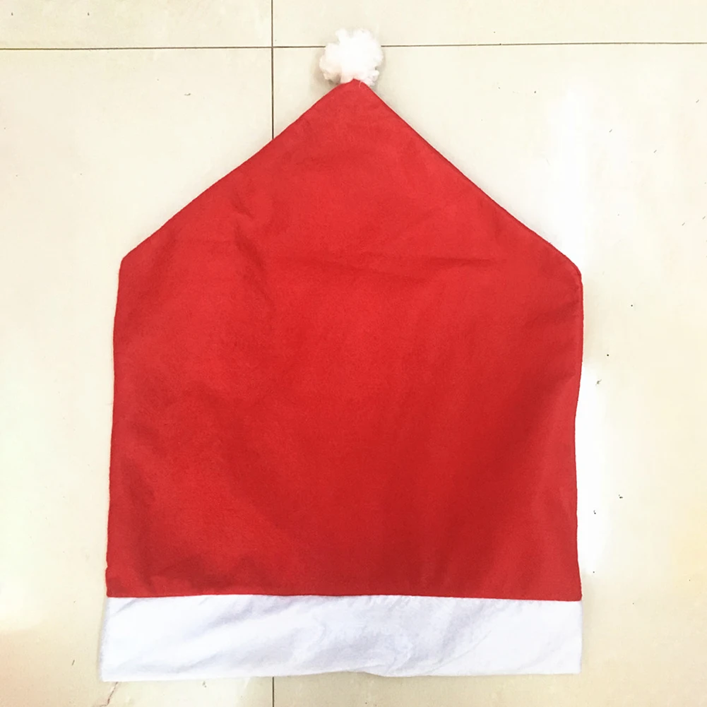Christmas Chair Protector Cover Decorative Dining Chair Decor Cover Festival Favor Home Party Dinner Table Art Case
