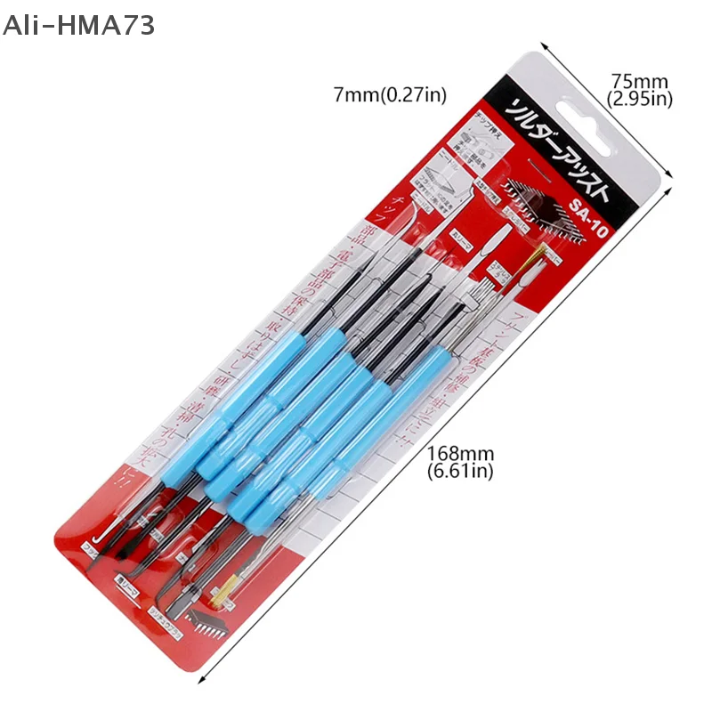 

6Pcs/Pack 2025 New Soldering Aid Tool Set Circuit Boards Desoldering Aid Tool PCB Cleaning Repair Tool