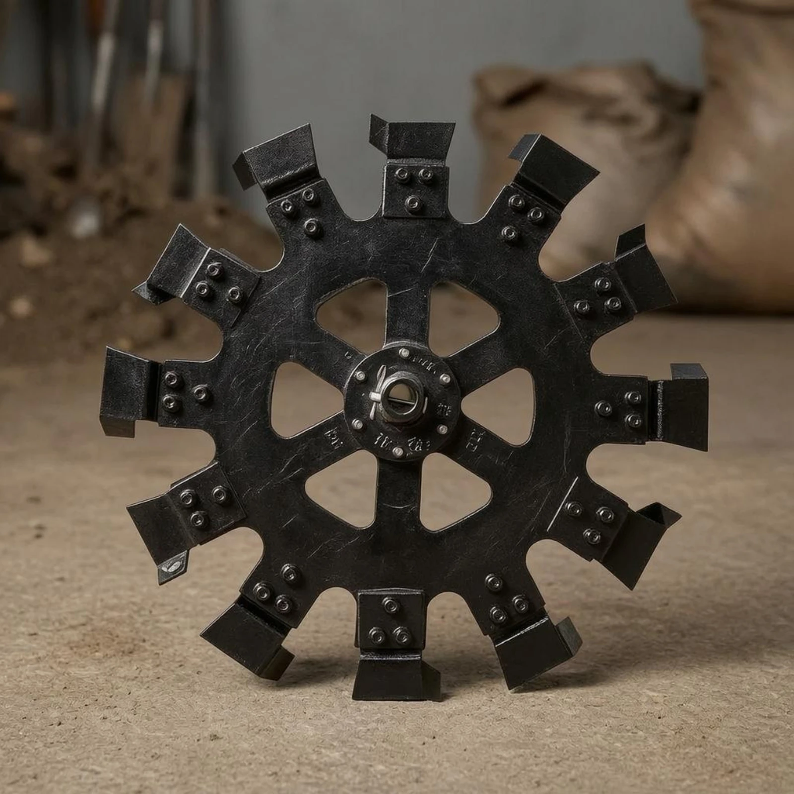 

Trimmer Wheel Attachment Cutting Blades Weeding Cutter Wheel Garden Tool Accessory Star-Shaped Metal