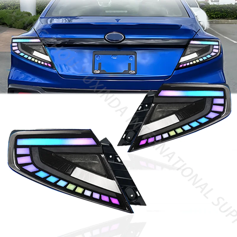 Sindar Auto Car New Design RGB Taillights LED Taillight Assembly Modification For Subaru WRX 2th Gen 2022-2025 22-25 Wholesales