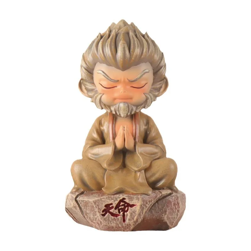 Caja ciega de la serie Monkey King, Mini juguetes, funda de computadora, adornos, colección de decoración, regalo de Navidad